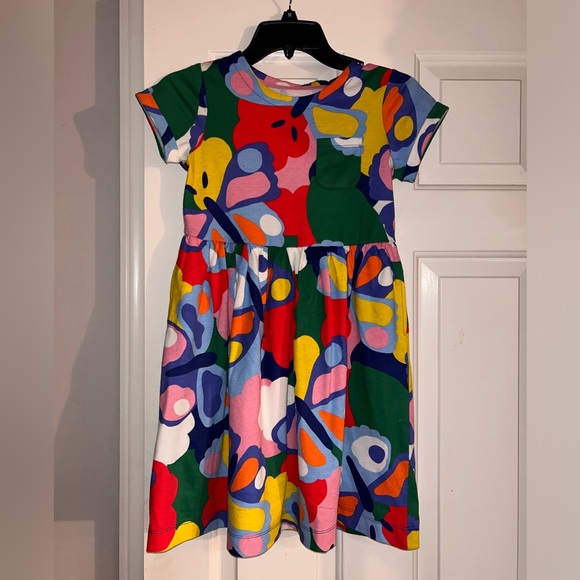 Short Sleeved Mini Boden Fun Floral Dress - Picture 1 of 3